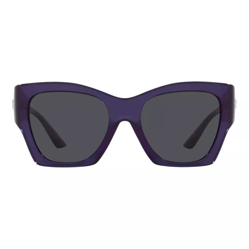 Versace VE4452-541987 naisten aurinkolasit, musta cat-eye-kehys, harmaat linssit, 55/19/135 mm