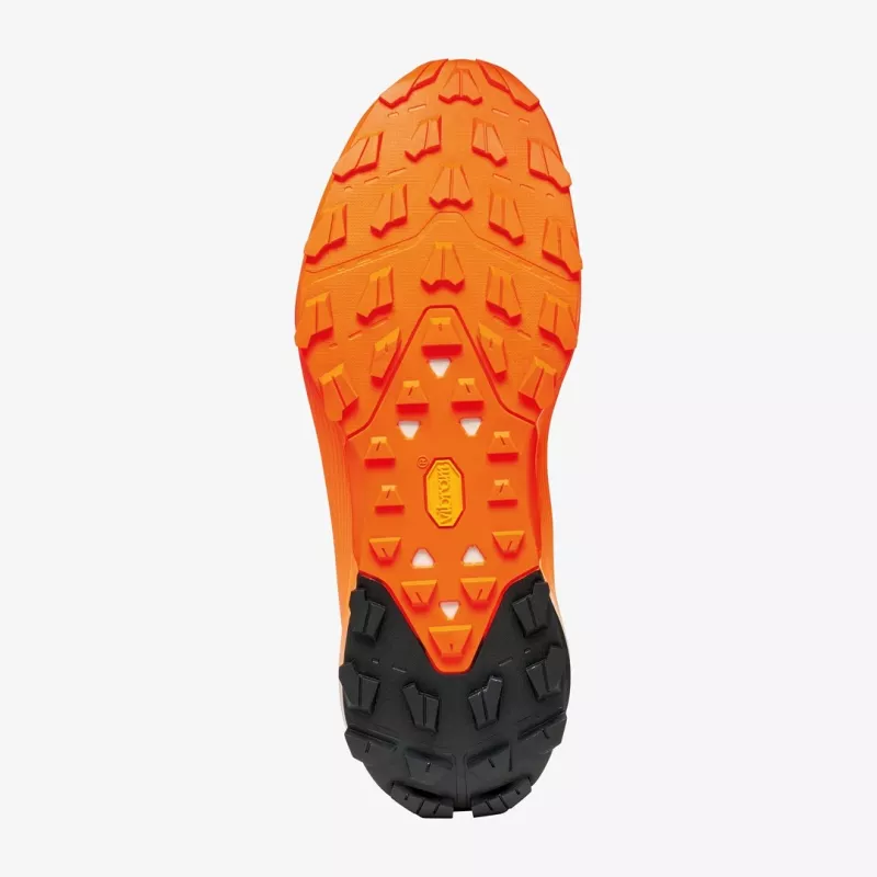 Scarpa Spin Ultra 2 polkujuoksukengät - Ice Orange/Fluo Yellow - EU 46