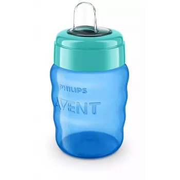 Philips AVENT Easy Sip juomaharjoittelumuki, 9M+, 260 ml, silikoninokka, sininen