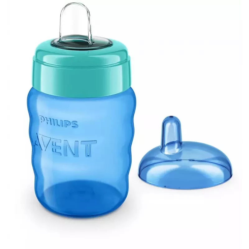 Philips AVENT Easy Sip juomaharjoittelumuki, 9M+, 260 ml, silikoninokka, sininen
