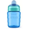 Philips AVENT Easy Sip juomaharjoittelumuki, 9M+, 260 ml, silikoninokka, sininen