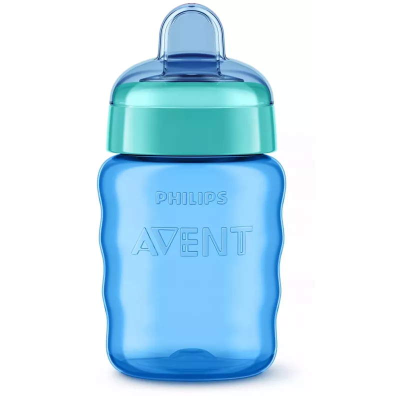 Philips AVENT Easy Sip juomaharjoittelumuki, 9M+, 260 ml, silikoninokka, sininen