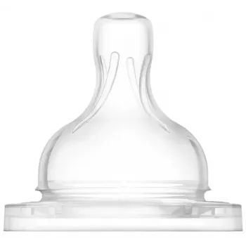 Philips Avent Anti-colic tuttipullon silikonitutti, keskivirtaus, 3M+, 2 kpl:n pakkaus