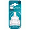 Philips Avent Anti-colic tuttipullon silikonitutti, keskivirtaus, 3M+, 2 kpl:n pakkaus