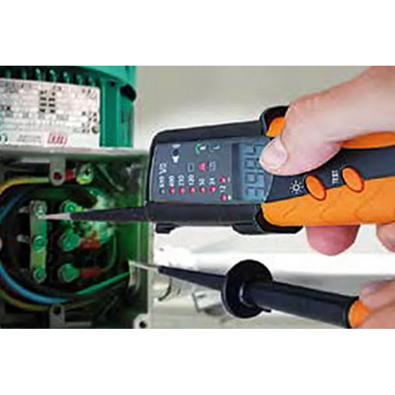 HT Instruments HT8 kaksinapainen jännitteenkoetin CAT III 690 V, CAT IV 600 V akustinen, palkkinäyttö, LCD, LED 1009600