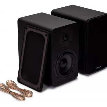 AIWA Hi-Fi 2.0 aktiivihyllykaiuttimet 2x70W RMS, musta