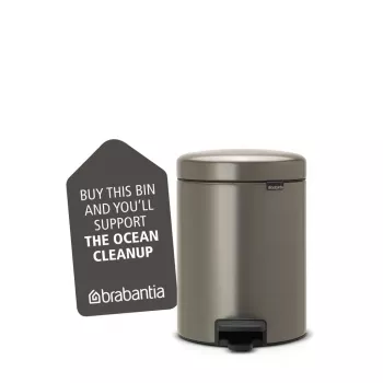 Brabantia NewIcon 5 litran poljinroskakori, Platinum