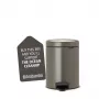 Brabantia NewIcon 5 litran poljinroskakori, Platinum