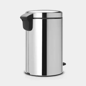 Brabantia NewIcon 12L polkupainikkeella avattava roskis, Brilliant Steel