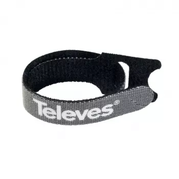 Televes KBL tarrakaapelinside, 10 kpl:n pakkaus, musta, 15 mm x 250 mm 200102