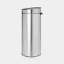 Brabantia Touch Bin 30L roskis, Matt Steel