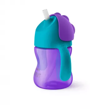 Philips Avent Bendy Straw Cup 200 ml, 9 kk+, violetti