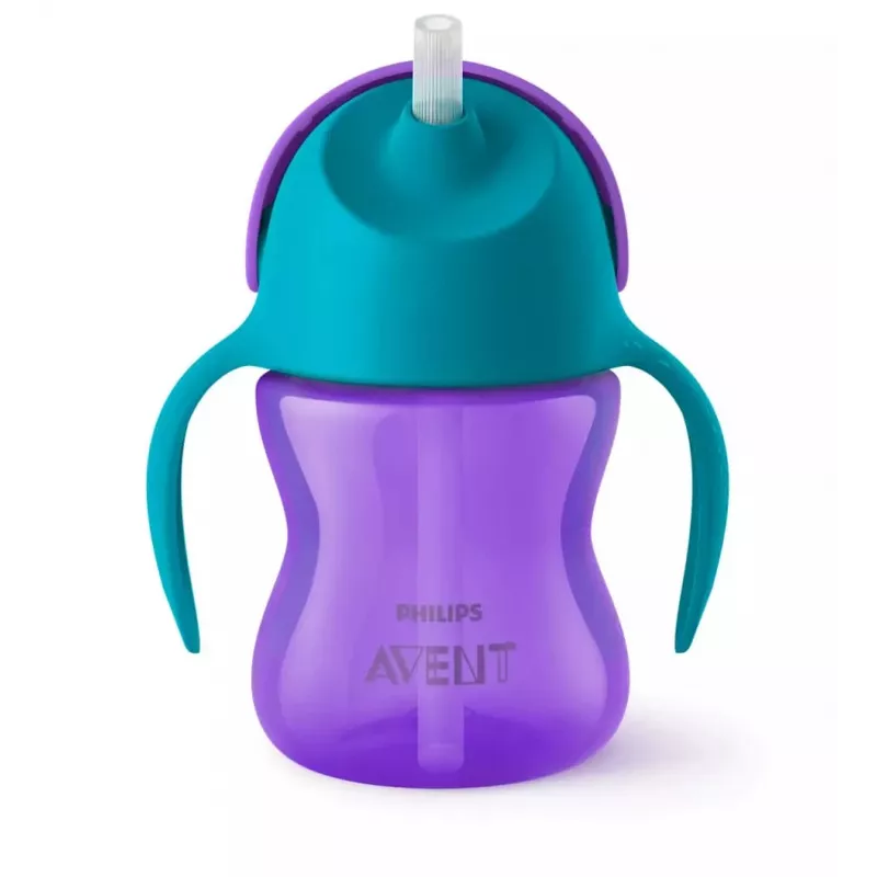 Philips Avent Bendy Straw Cup 200 ml, 9 kk+, violetti