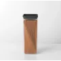 Brabantia neliönmuotoinen säilytysastia 2,5L tummanharmaa