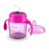 Philips AVENT Easy Sip juomaharjoittelumuki kahvoilla, 6M+, 200 ml, silikoninokka, roosa