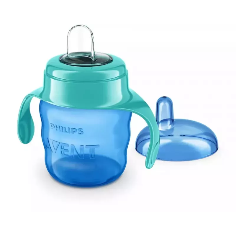 Philips AVENT Easy Sip juomaharjoittelumuki kahvoilla, 6M+, 200ml, silikoninokka, vihreä