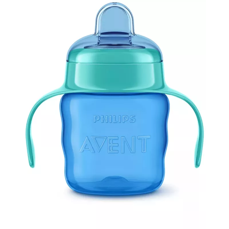 Philips AVENT Easy Sip juomaharjoittelumuki kahvoilla, 6M+, 200ml, silikoninokka, vihreä