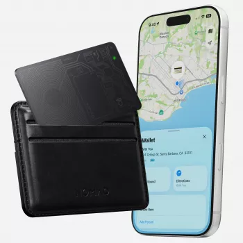 NOMAD Tracking Card V2 - lompakkolöytökortti Apple Find My -yhteensopiva (musta)