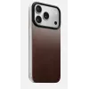 NOMAD Magnetic Leather Back iPhone 17 Pro MagSafe-yhteensopiva Horween-nahka Rustic Brown