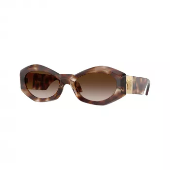 Versace VE4466U miesten aurinkolasit, neliömäiset, asetaatti, musta kehys, harmaat linssit, 54mm VE4466U54613B