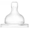 Philips Avent Anti-Colic -tuttipullon silikonitutti, nopea maidonvirtaus, 6M+, 2 kpl:n pakkaus