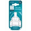 Philips Avent Anti-Colic -tuttipullon silikonitutti, nopea maidonvirtaus, 6M+, 2 kpl:n pakkaus