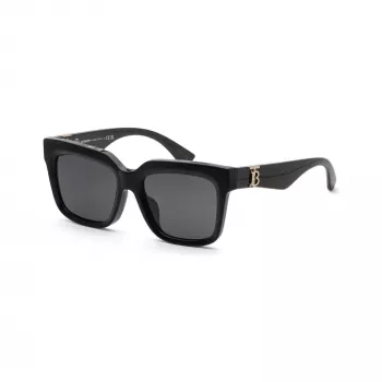 Burberry BE4419F300187 naisten aurinkolasit, kulmikkaat, musta kehys, harmaat linssit, 54mm