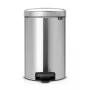 Brabantia NewIcon poljinroskis 12L Matt Steel