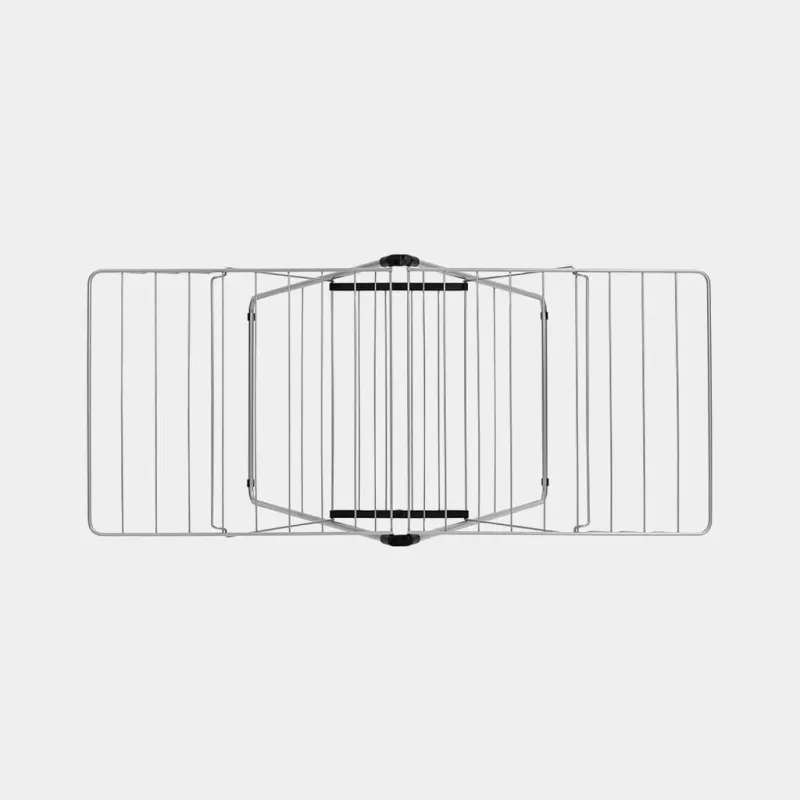 Brabantia HangOn seinäkuivausteline, 20 m, Metallic Grey