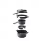 Brabantia All-in-One kattila- ja pannusetti, musta