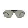 Versace VE2251-1001-2 miesten aurinkolasit Pilot Aviator mustat kehykset harmaat linssit 63mm