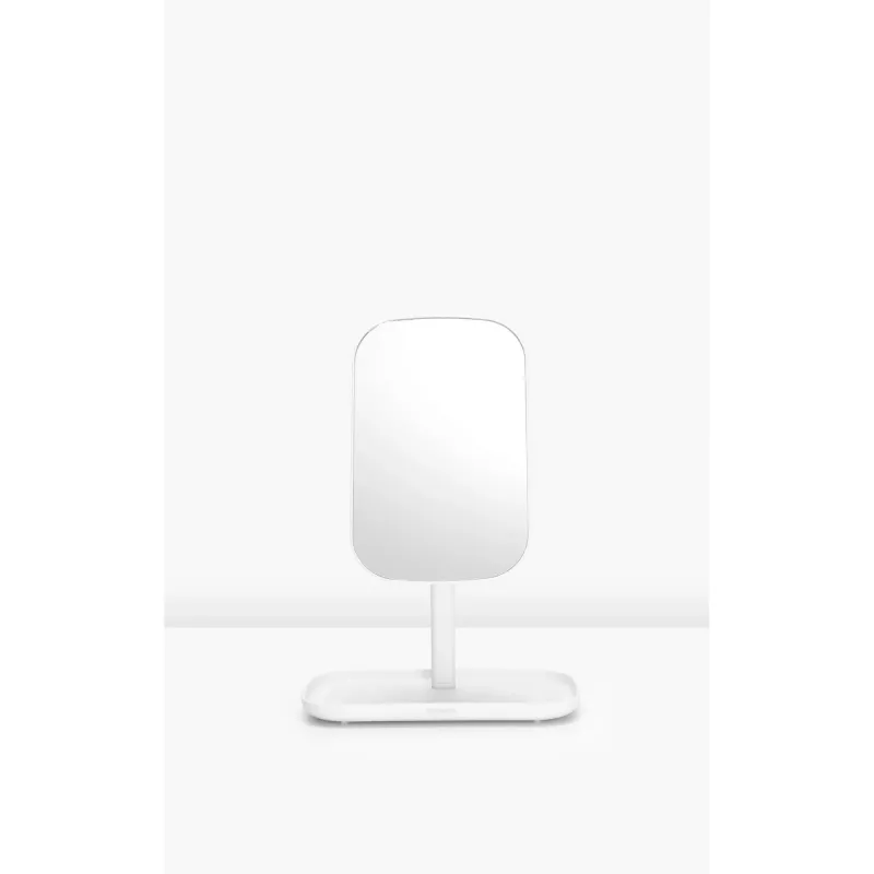 BRABANTIA ReNew seinäpeili säilytyslokerolla, valkoinen