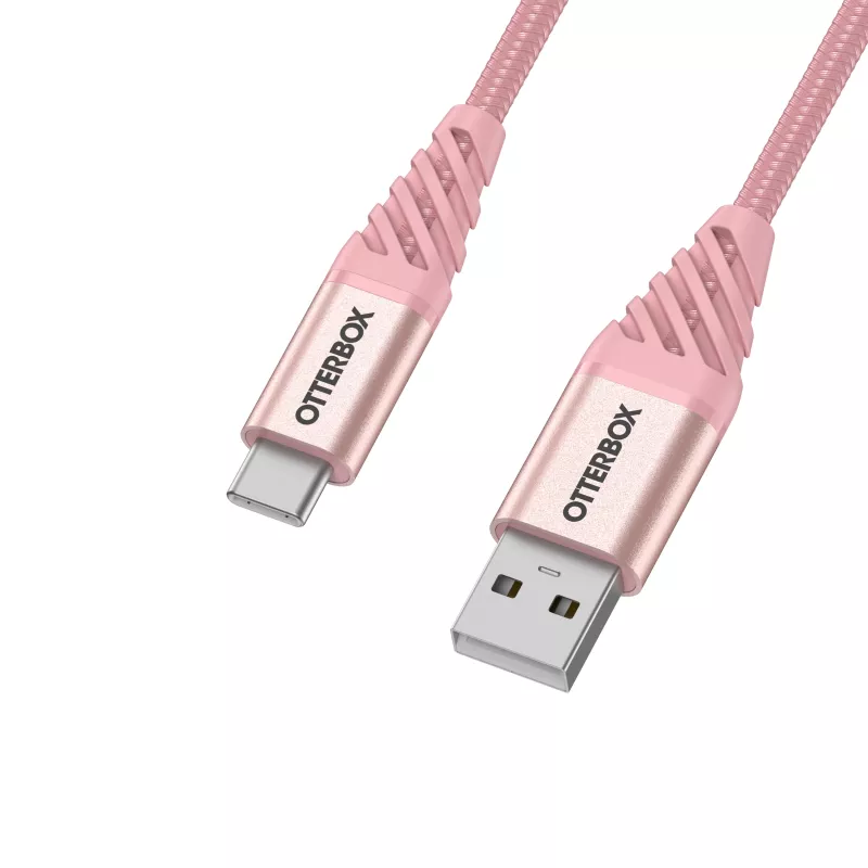 OtterBox Premium USB-A - USB-C-kaapeli 1m ruusukulta 78-52540