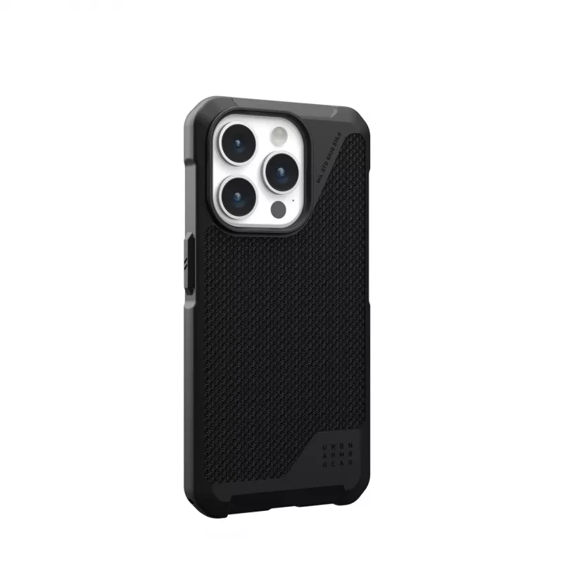 UAG Metropolis LT Magsafe -kotelo iPhone 15 Pro - aramidikuitu, musta