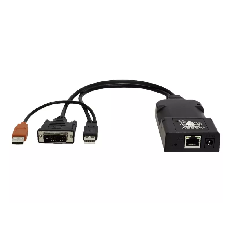 Adder ADDERLink CAM DVI KVM -jatko IP:n yli (ALIF101T-DVI)