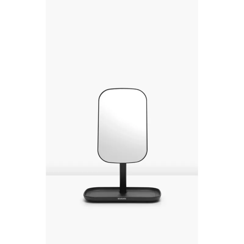 Brabantia ReNew seinäpeili hyllyllä, tummanharmaa