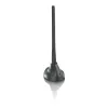 PHILIPS SDV5100/12 sisäantenni 18 dB vahvistuksella, UHF/VHF/FM, musta