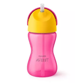 Philips Avent pillimuki joustavalla pillillä, 300 ml, 12 kk+, vaaleanpunainen