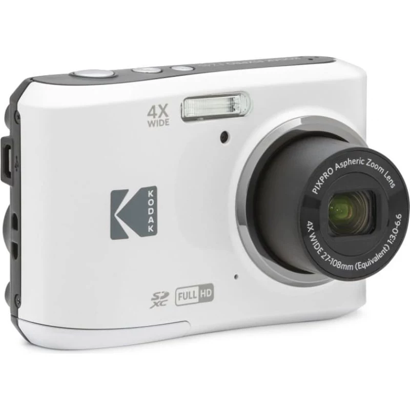 Kodak PIXPRO FZ45 valkoinen digikamera