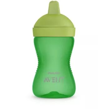 Philips AVENT My Grippy juomaharjoittelumuki kovalla nokalla 300 ml, 18M+, vihreä