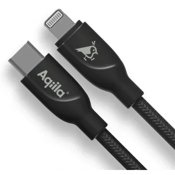 AQIILA B1BD850 USB-C - Lightning lataus- ja synkronointikaapeli 1 m AQCBPBICB1BD850