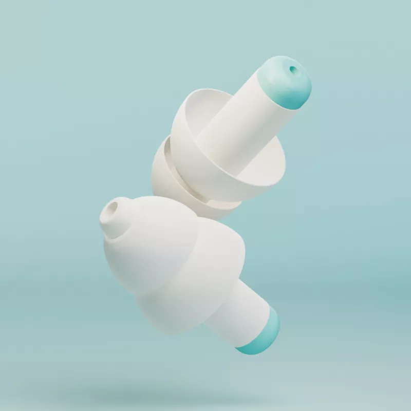 Alpine Pluggies Kids korvatulpat 26 dB SNR uudelleenkäytettävä läpinäkyvä 2863099