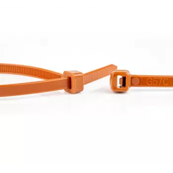 WKK ruskea nylon-nippuside 200 x 3,6 mm, 100 kpl pakkaus 110124171