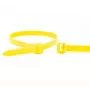 WKK keltainen nylon-nippuside 100 x 2,5 mm, 100 kpl pakkaus 11032471