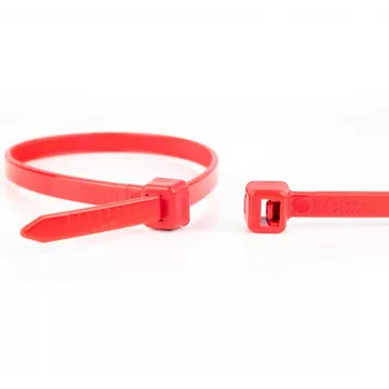 WKK punainen nylon-nippuside 300 x 3,6 mm, 100 kpl pakkaus 110194271
