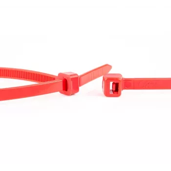 WKK punainen nylon-nippuside 300 x 3,6 mm, 100 kpl pakkaus 110194271