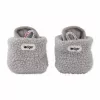 Lodger Slipper Teddy baby tossut, Storm, 6-12 kuukautta, liukumaton