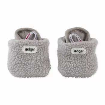Lodger Slipper Teddy baby tossut, Storm, 6-12 kuukautta, liukumaton