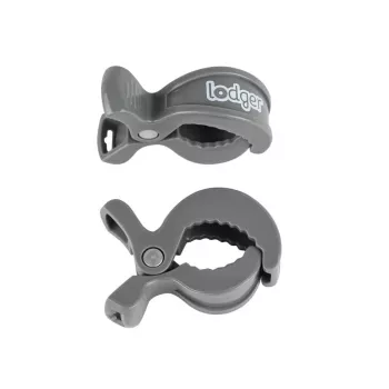 Lodger Clip Swaddler klipsit puuvilla kapaloliinaan (2 kpl), Carbon