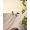 Lodger Clip Swaddler klipsit puuvilla kapaloliinaan (2 kpl), Carbon